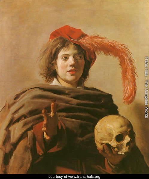 Boy with a Skull