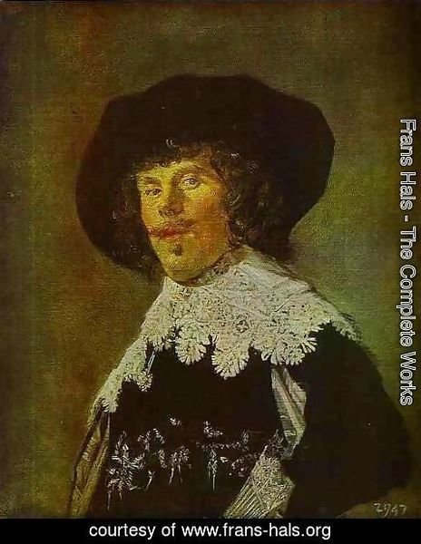 Frans Hals - Young Man in Black Coat