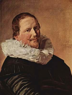 Portrait of a man about thirty years with pleated collar