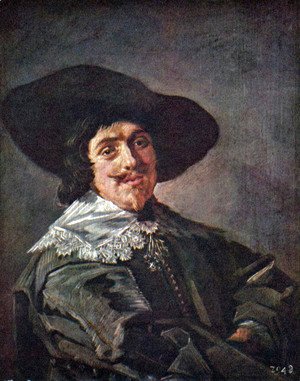 Frans Hals - Portrait of a young man in gelbgrauen rock