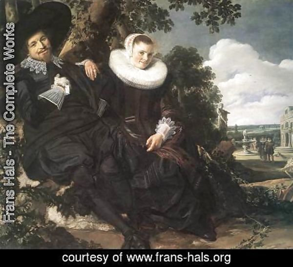 Frans Hals - Married Couple in a Garden