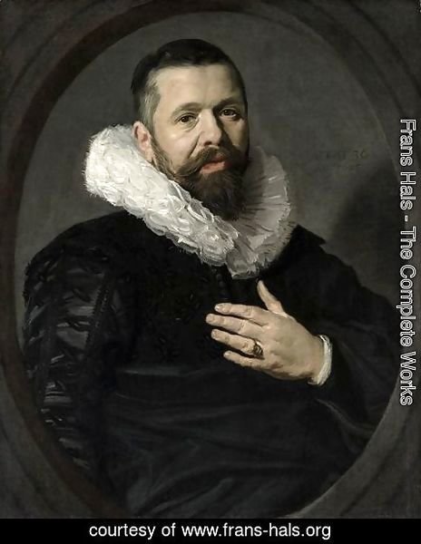 Frans Hals - Portrait of a Bearded Man with a Ruff 1625