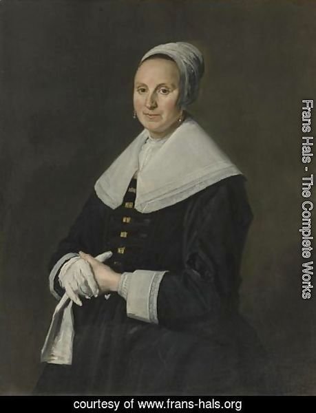 Portrait Of A Woman With Gloves