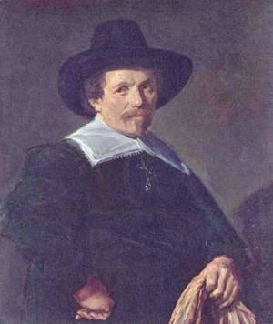 Portrait of a man with gloves