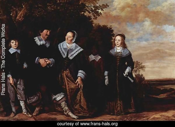 Family Group in a Landscape (1) c. 1648