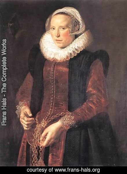 Frans Hals - Portrait of a Woman  c. 1611