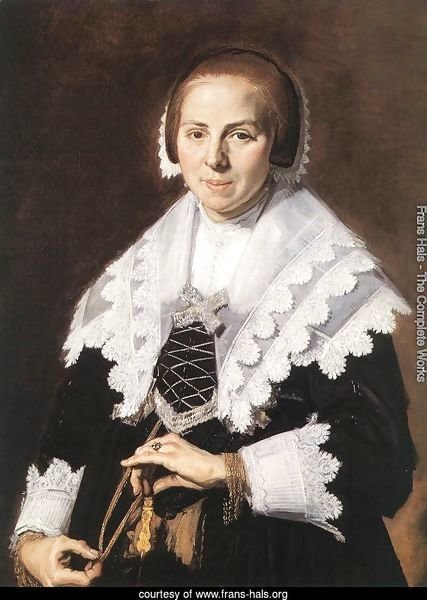 Portrait of a Woman Holding a Fan  c. 1640