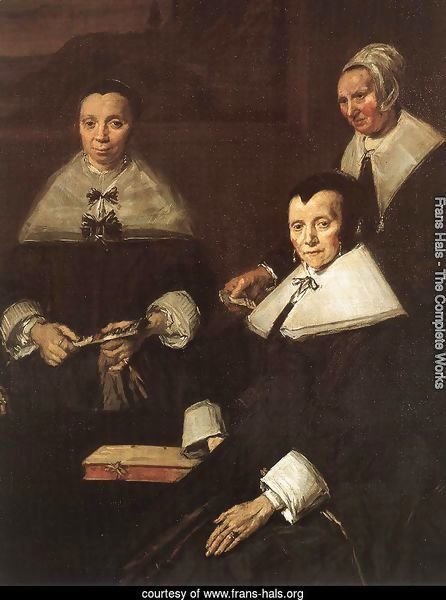 Regentesses of the Old Men's Almshouse (detai 2)  1664