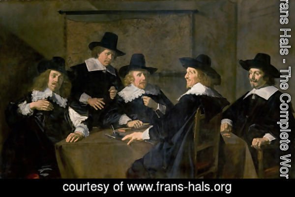 Frans Hals - Regents of the St Elizabeth Hospital of Haarlem  1641