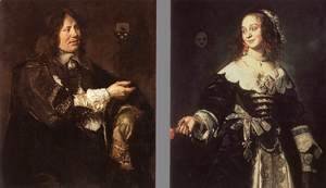 Frans Hals - Stephanus Geraerdts and Isabella Coymans  1650-52