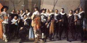 Frans Hals - The Meagre Company  1633-37