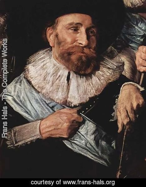 Frans Hals - Company of Captain Reinier Reael, known as the 'Meagre Company' (detail 6)