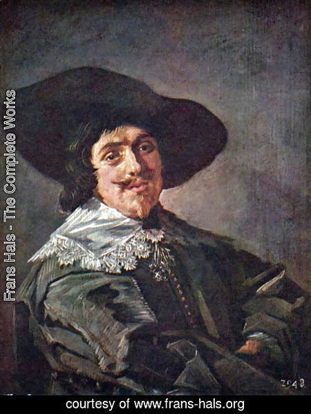 Frans Hals - Portrait of a young man in gelbgrauen rock
