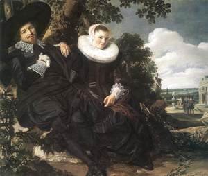 Frans Hals - Married Couple in a Garden