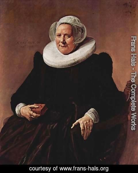 Frans Hals - The Complete Works - Portrait of a sitting, sixty year old ...