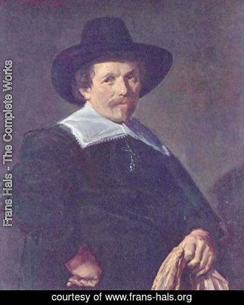 Frans Hals - Portrait of a man with gloves