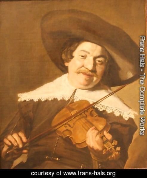 Frans Hals - Daniel van Aken Playing the Violin