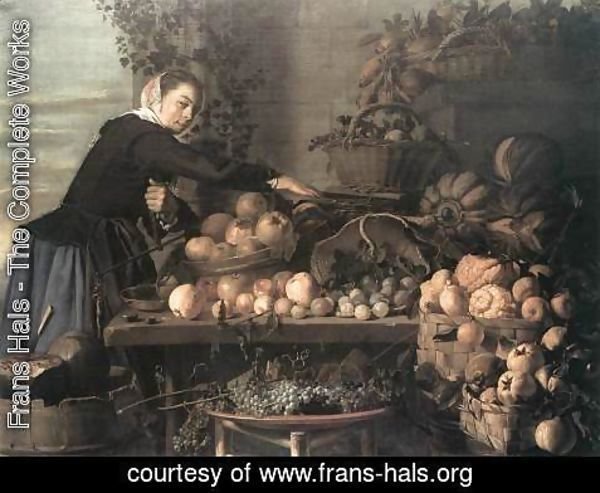 Frans Hals - Fruit and Vegetable Seller
