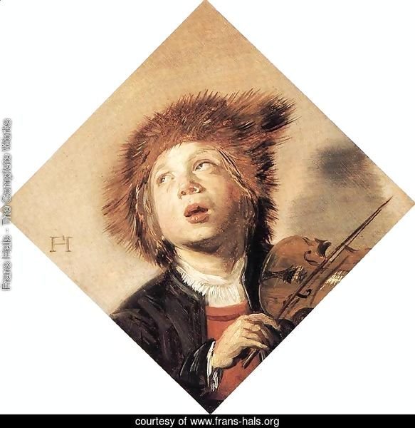 Boy Playing a Violin 1625-30