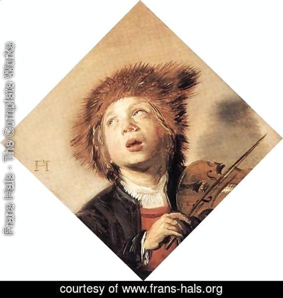 Frans Hals - Boy Playing a Violin 1625-30