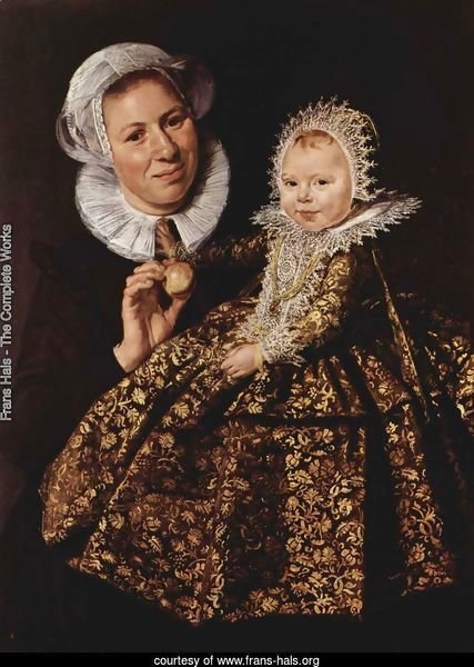 Catharina Hooft with her Nurse  1619-20