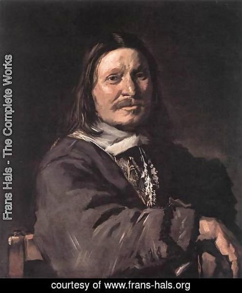 Frans Hals - Portrait of a Seated Man 1660-66