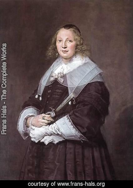 Frans Hals - Portrait of a Standing Woman  1643-45