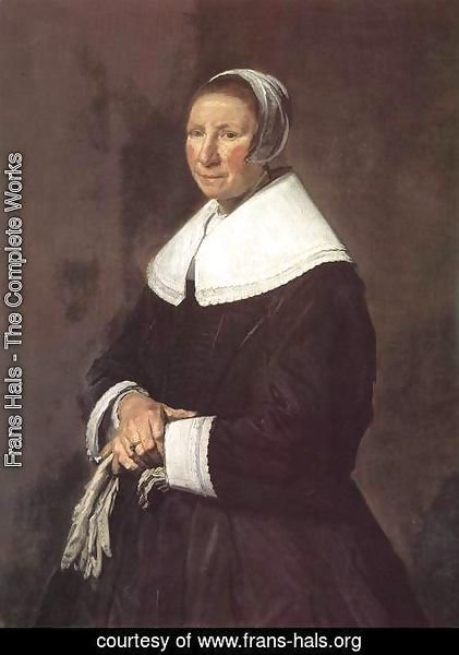 Frans Hals - Portrait of a Woman 1648-50