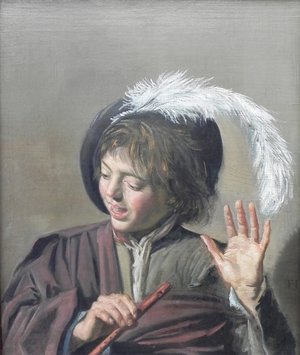 Frans Hals - Singing Boy with a Flute  1623-25