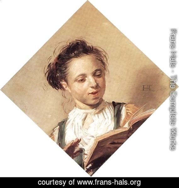 Frans Hals - Singing Girl  1626-30