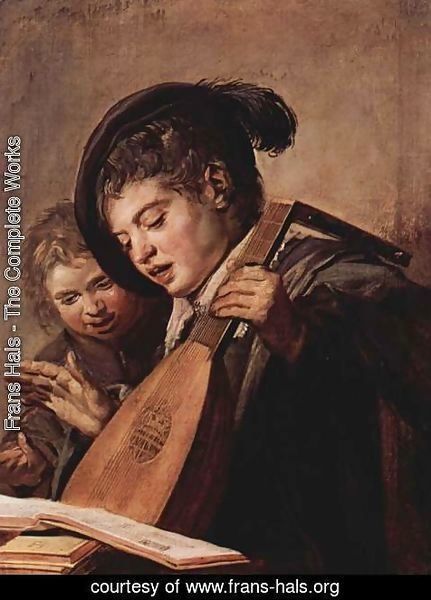 Frans Hals - Two Boys Singing  c. 1625